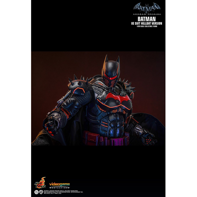Batman Arkham Origins Videogame Masterpiece Action Figure 1/6 XE Suit Hellbat Version Hot Toys Exclusive 33cm