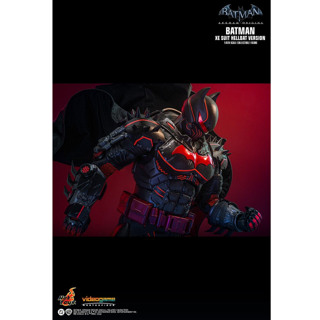 Batman Arkham Origins Videogame Masterpiece Action Figure 1/6 XE Suit Hellbat Version Hot Toys Exclusive 33cm