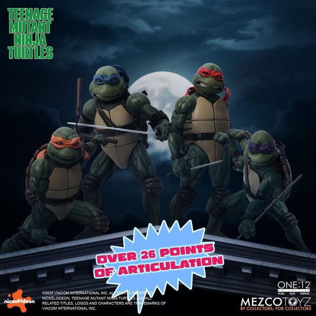 Teenage Mutant Ninja Turtles (1990 Movie) Box Set 15cm