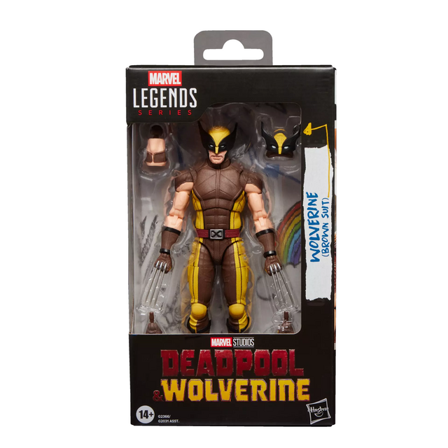 Deadpool & Wolverine Marvel Legends Series Wolverine (Brown Suit) Action Figure 15cm
