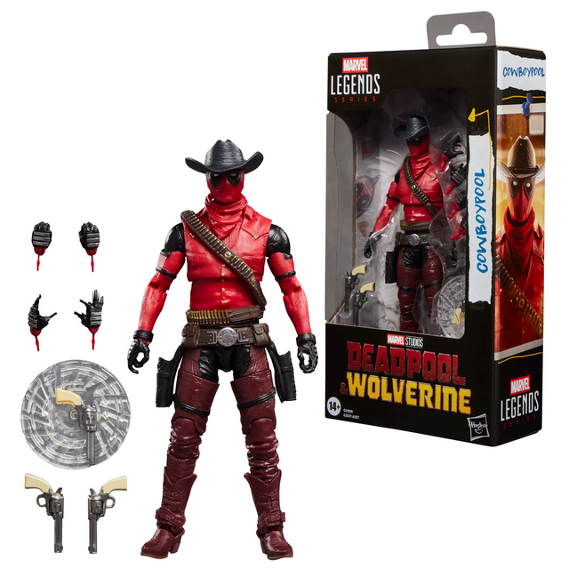 Deadpool & Wolverine Marvel Legends Series Cowboypool Action Figure 15cm