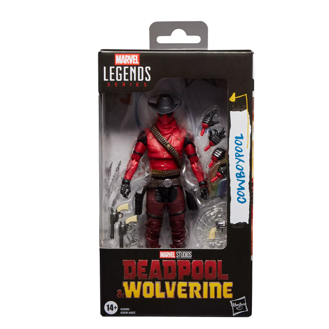 Deadpool & Wolverine Marvel Legends Series Cowboypool Action Figure 15cm