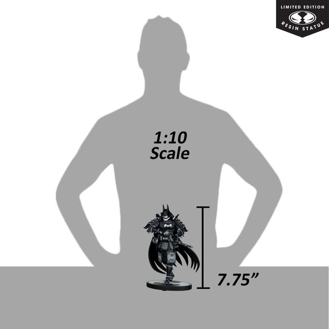 DC Direct Batman Black & White Statue 1/10 Batman Ninja 20cm