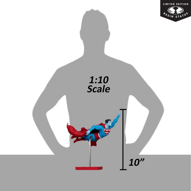 DC Direct Superman Red & Blue Statue 1/10 Superman by Lee Bermejo 26cm