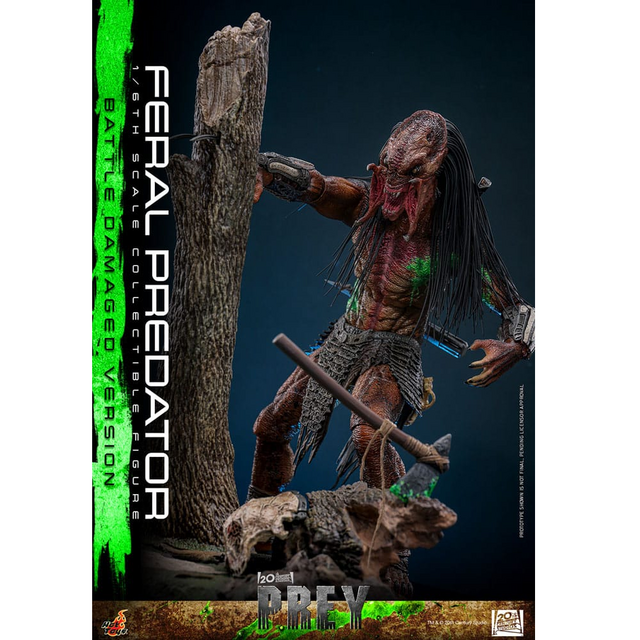 Prey Action Figure 1/6 Feral Predator (Battle Damaged Version) 37cm