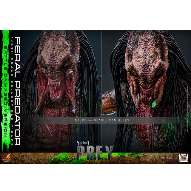 Prey Action Figure 1/6 Feral Predator (Battle Damaged Version) 37cm