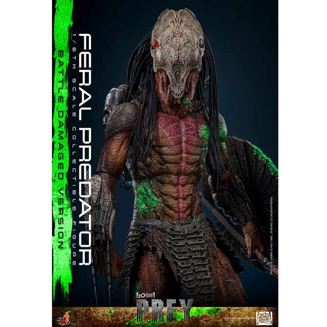 Prey Action Figure 1/6 Feral Predator (Battle Damaged Version) 37cm