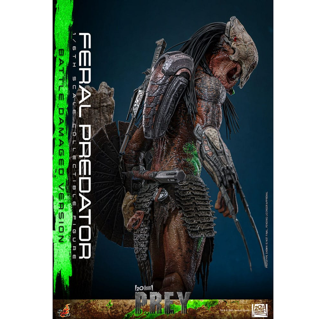 Prey Action Figure 1/6 Feral Predator (Battle Damaged Version) 37cm