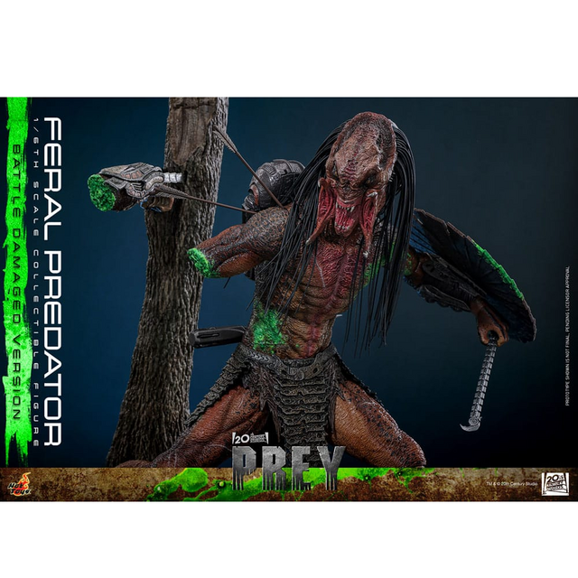 Prey Action Figure 1/6 Feral Predator (Battle Damaged Version) 37cm