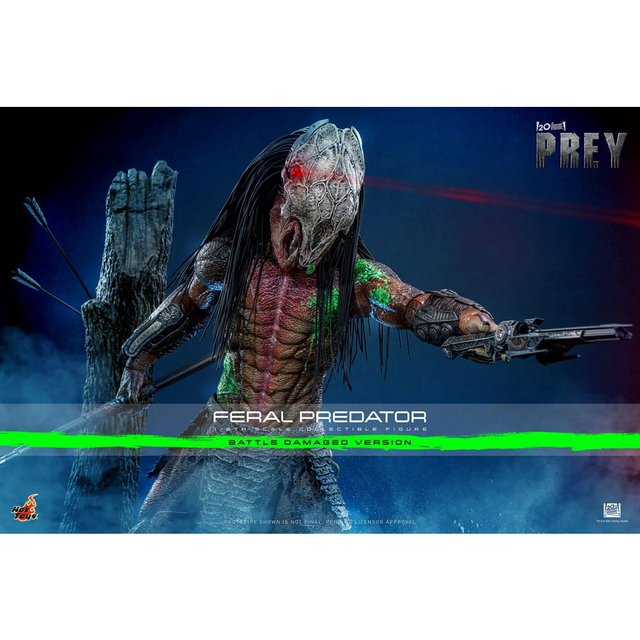 Prey Action Figure 1/6 Feral Predator (Battle Damaged Version) 37cm