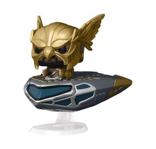 POP! Rides Black Adam Hawkman in Cruiser Deluxe Vinyl Figure 15cm