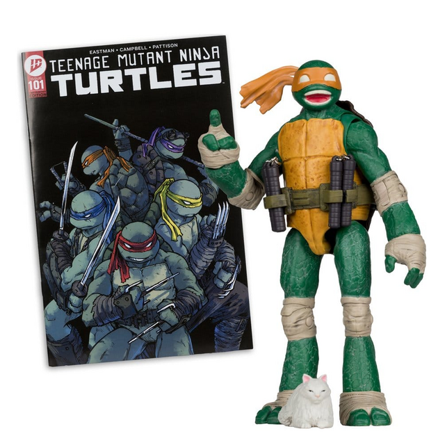 Teenage Mutant Ninja Turtles Page Punchers Michelangelo Action Figure 13cm