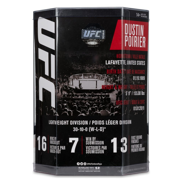UFC Posed PVC Statue Dustin Poirier 16cm