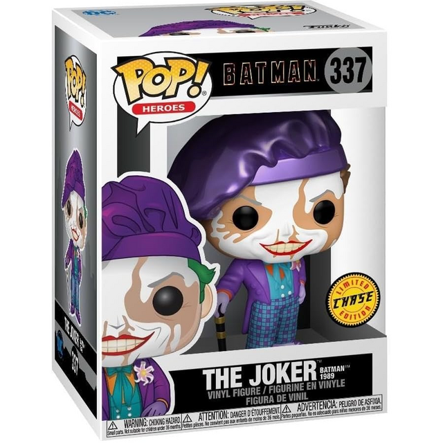 POP! Heroes The Joker (Batman 1989) + Chase Vinyl Figure 9cm