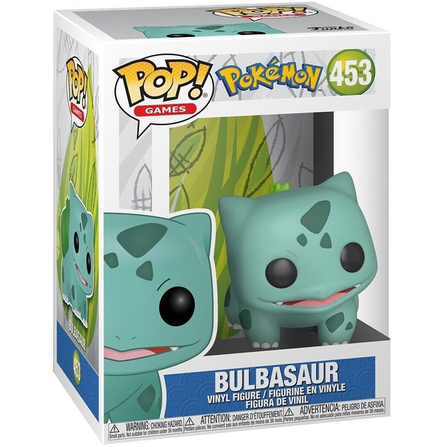 POP! Games Pokémon Bulbasaur #453 Vinyl Figure 10cm
