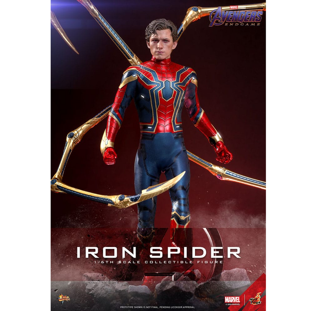 Avengers: Endgame Movie Masterpiece 1/6 Iron Spider Action Figure 28cm