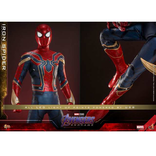 Avengers: Endgame Movie Masterpiece 1/6 Iron Spider Action Figure 28cm