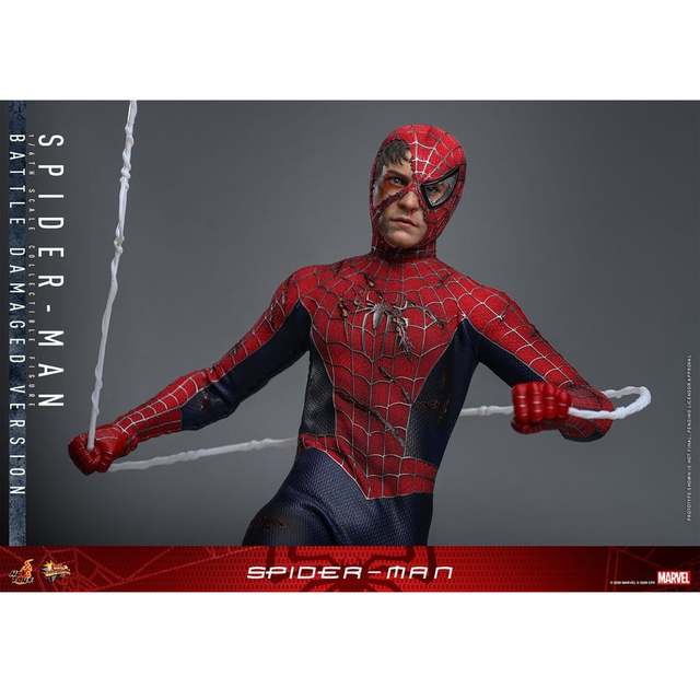 Spider-Man Movie Masterpiece Spider-Man (Battle Damaged Version) Action Figure 30cm
