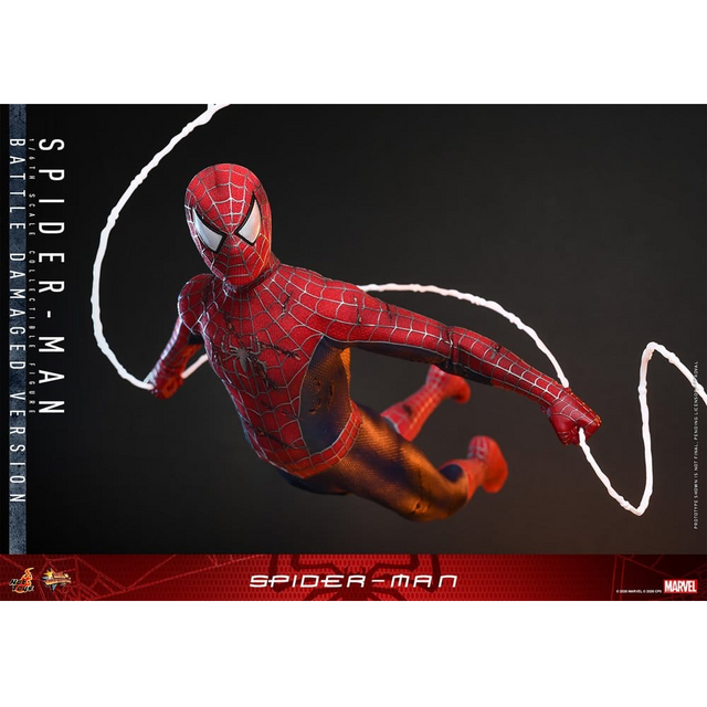 Spider-Man Movie Masterpiece Spider-Man (Battle Damaged Version) Action Figure 30cm