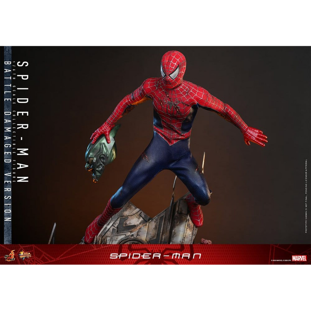 Spider-Man Movie Masterpiece Spider-Man (Battle Damaged Version) Action Figure 30cm
