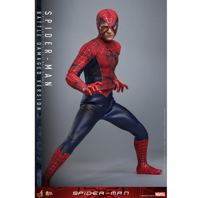 Spider-Man Movie Masterpiece Spider-Man (Battle Damaged Version) Action Figure 30cm