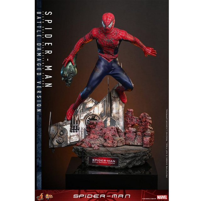 Spider-Man Movie Masterpiece Spider-Man (Battle Damaged Version) Action Figure 30cm