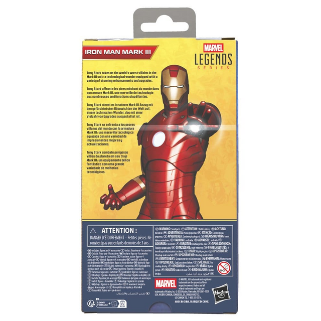 Marvel Legends Series Iron Man Mark III Action Figure 15cm