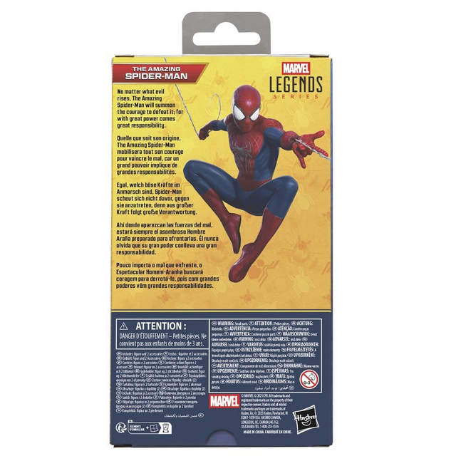 Marvel Legends Series Spider-Man No Way Home The Amazing Spider-Man 15cm