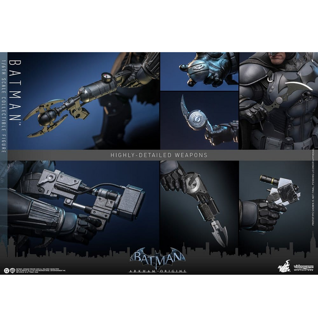 Batman Arkham Origins Videogame Masterpiece Action Figure 1/6 Batman 33cm