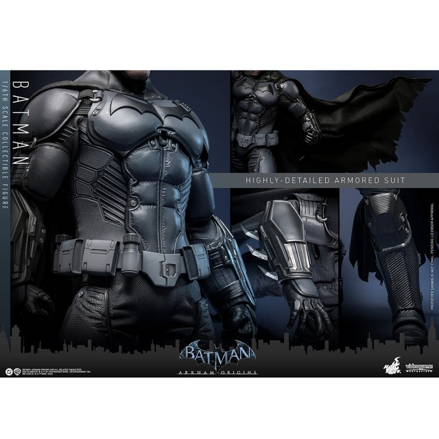 Batman Arkham Origins Videogame Masterpiece Action Figure 1/6 Batman 33cm