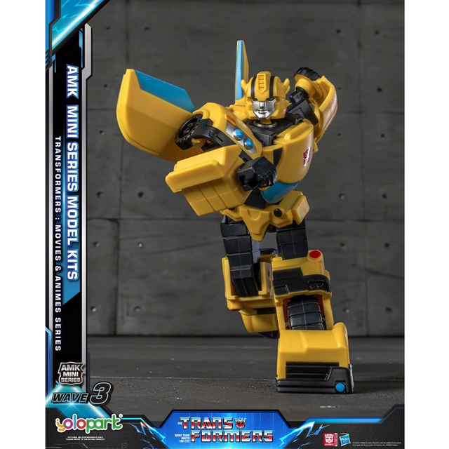 Transformers Generation One AMK Mini Series Wave 3 Bumblebee IDW Plastic Model Kit 11cm