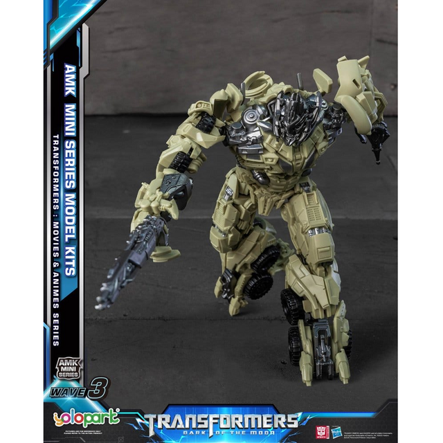 Transformers Generation One AMK Mini Series Wave 3 Megatron TF3 Plastic Model Kit 11cm