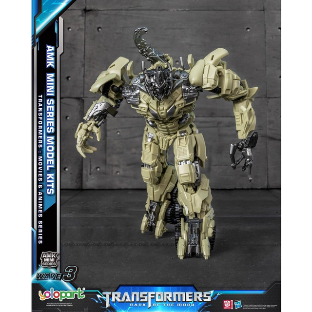Transformers Generation One AMK Mini Series Wave 3 Megatron TF3 Plastic Model Kit 11cm