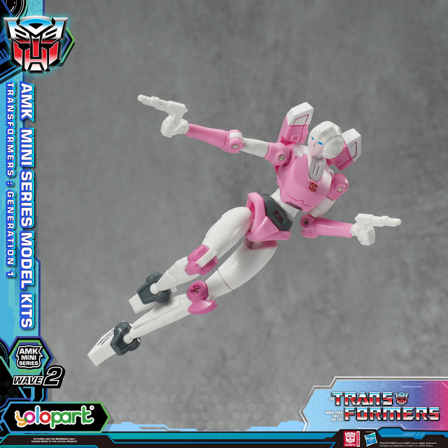 Transformers Generation One AMK Mini Series Wave 2 Arcee Plastic Model Kit 11cm