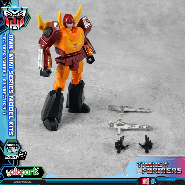 Transformers Generation One AMK Mini Series Wave 2 Rodimus Prime Plastic Model Kit 11cm