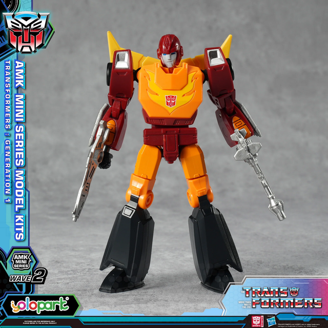 Transformers Generation One AMK Mini Series Wave 2 Rodimus Prime Plastic Model Kit 11cm
