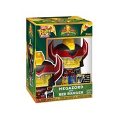POP! Bitty Bot Mighty Morphin Power Rangers Megazord with Red Ranger Vinyl Figure 12cm