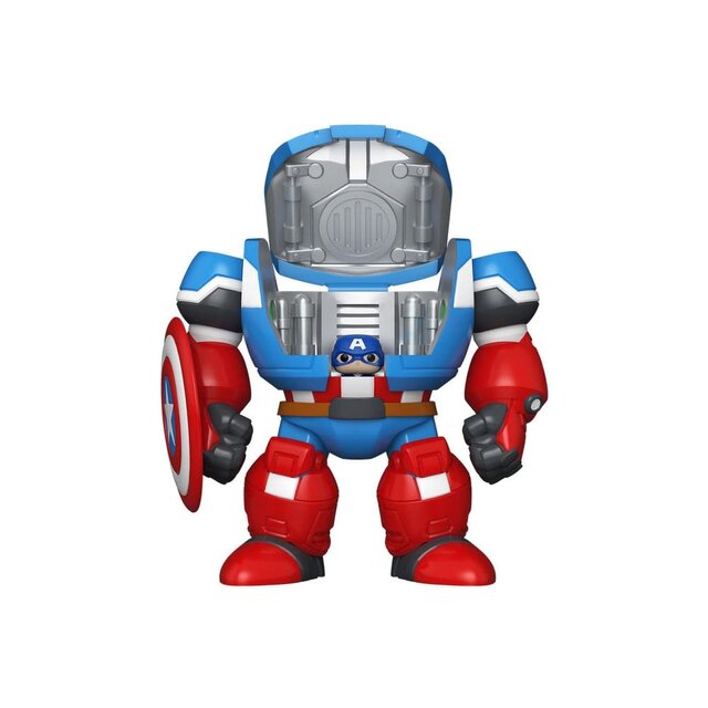 POP! Bitty Bot Captain America Mech with Captain America 12cm
