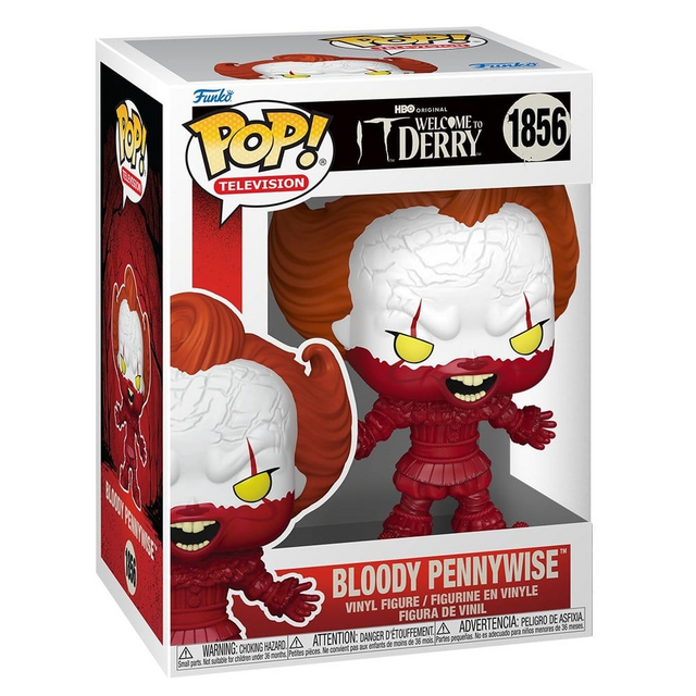 POP! It Welcome to Derry Bloody Pennywise #1856 Vinyl Figure 9cm