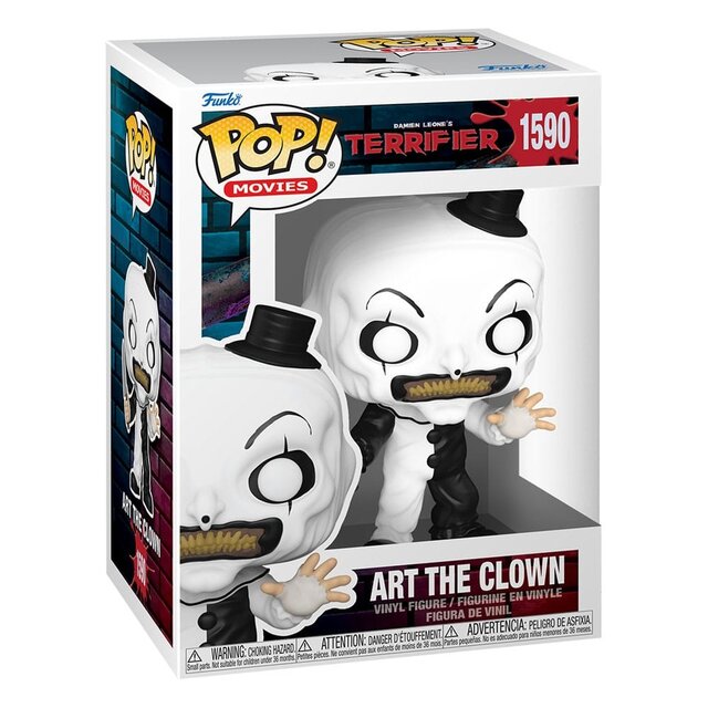 POP! Movies Terrifier Art the Clown #1590 Vinyl Figure 9cm