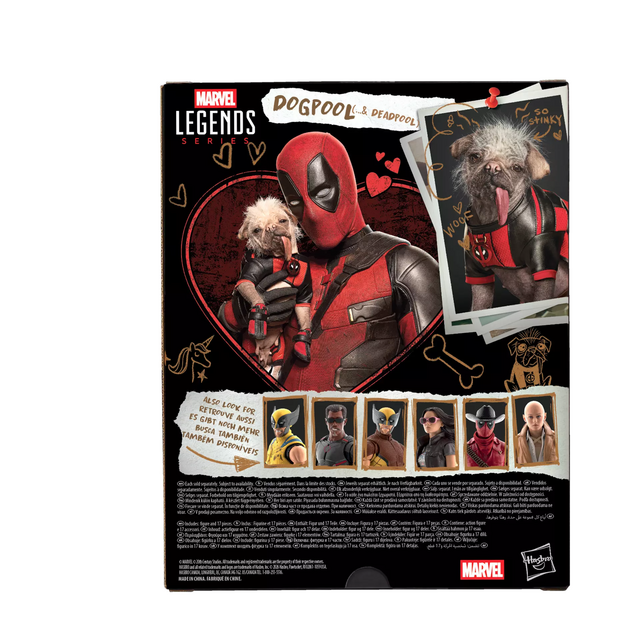 Deadpool & Wolverine Marvel Legends Series Dogpool & Deadpool Deluxe Action Figure 15cm