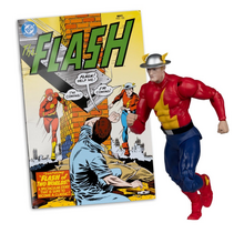 DC Direct Page Punchers The Flash Jay Garrick (The Flash #123) Action Figure (Red Platinum) 18cm