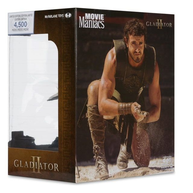 Gladiator II Movie Maniacs Lucius Statue 16cm