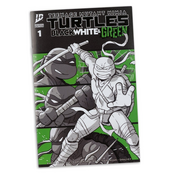 Teenage Mutant Ninja Turtles (Black White & Green) Page Punchers Leonardo Action Figure 13cm