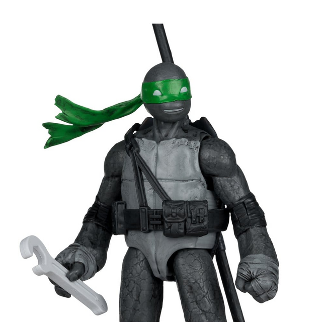 Teenage Mutant Ninja Turtles (Black White & Green) Page Punchers Donatello Action Figure 13cm