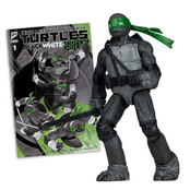 Teenage Mutant Ninja Turtles (Black White & Green) Page Punchers Donatello Action Figure 13cm