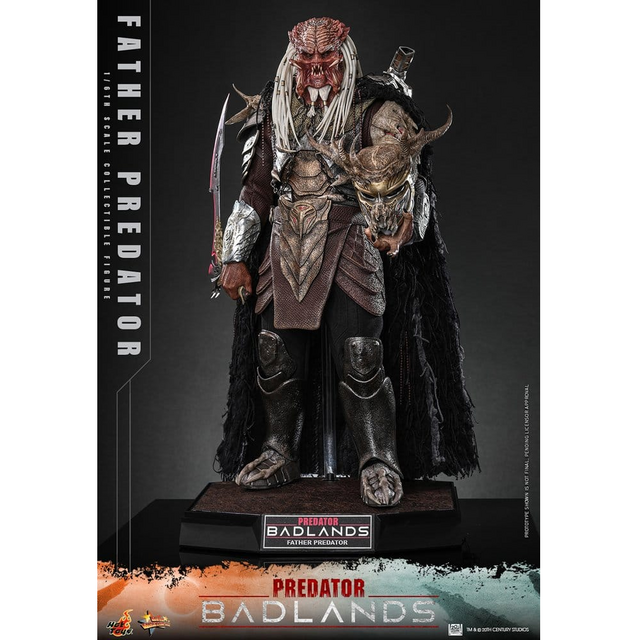 Predator: Badlands Movie Masterpiece 1/6 Father Predator Njohrr Action Figure 36cm