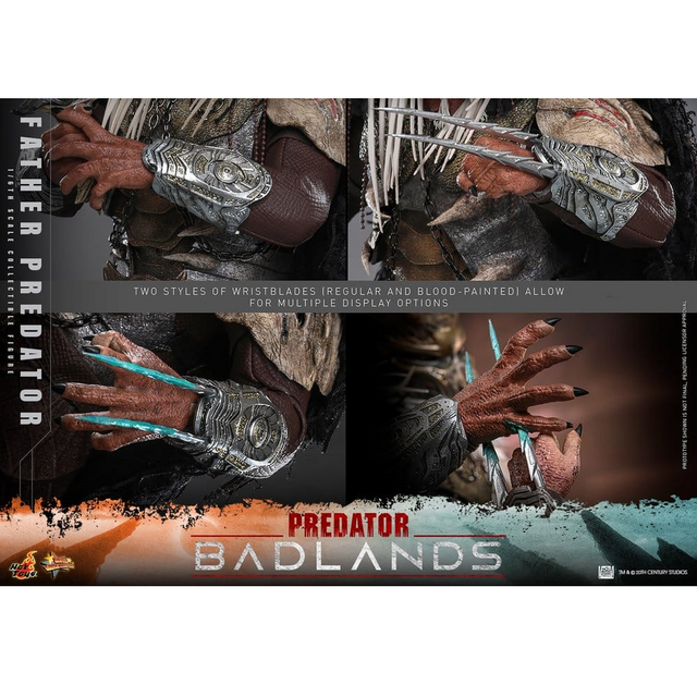 Predator: Badlands Movie Masterpiece 1/6 Father Predator Njohrr Action Figure 36cm