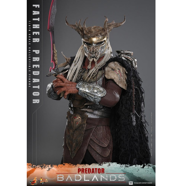 Predator: Badlands Movie Masterpiece 1/6 Father Predator Njohrr Action Figure 36cm