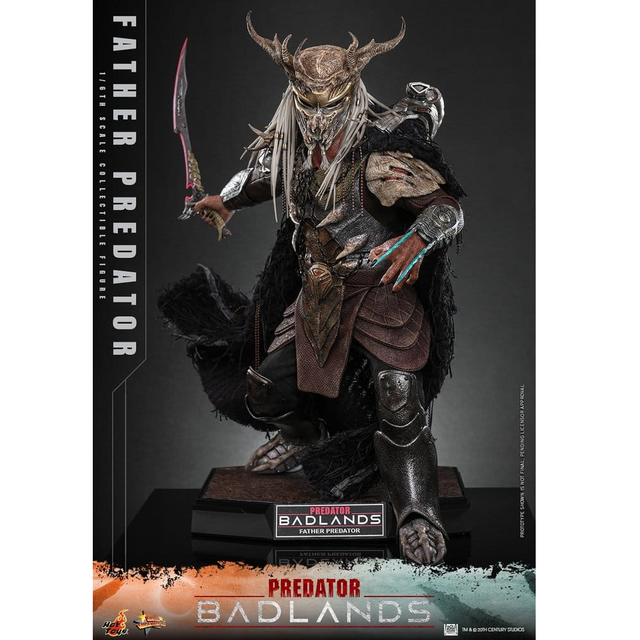 Predator: Badlands Movie Masterpiece 1/6 Father Predator Njohrr Action Figure 36cm